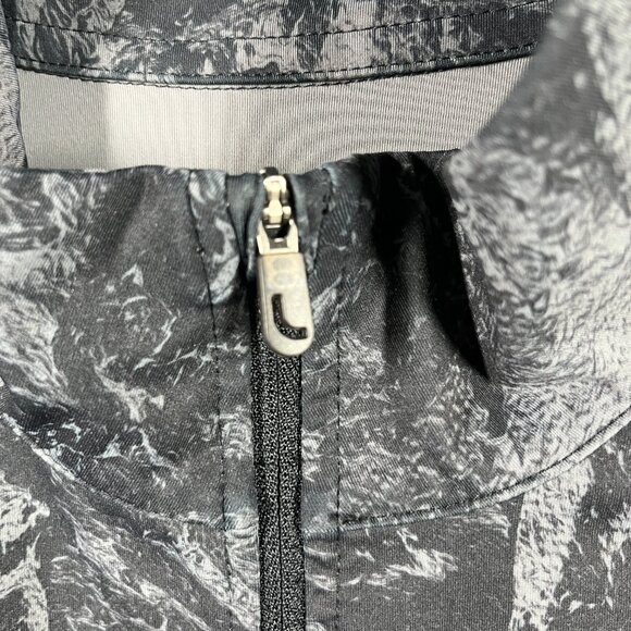 Lole Track Jacket Womens Medium Black Gray Performance Sportswear Active - Picture 10 of 12